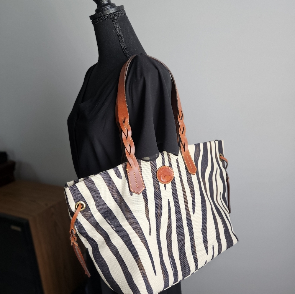 Dooney & Bourke Zebra Tote - Picture 9 of 11